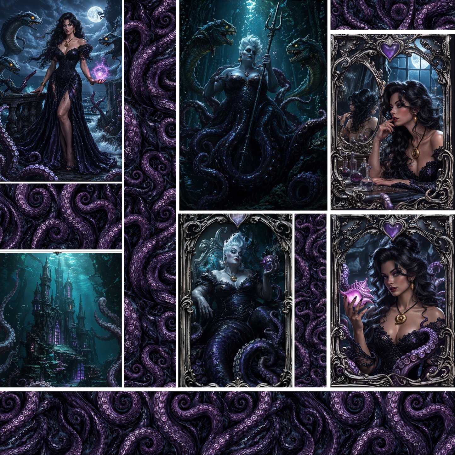 Multi Media Vinyl (Ursula themed)