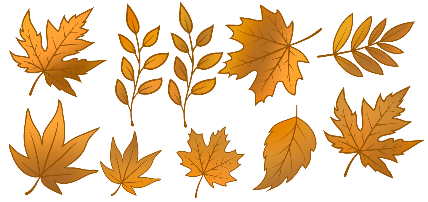 Fall weather UVDTF Decal sheet #674