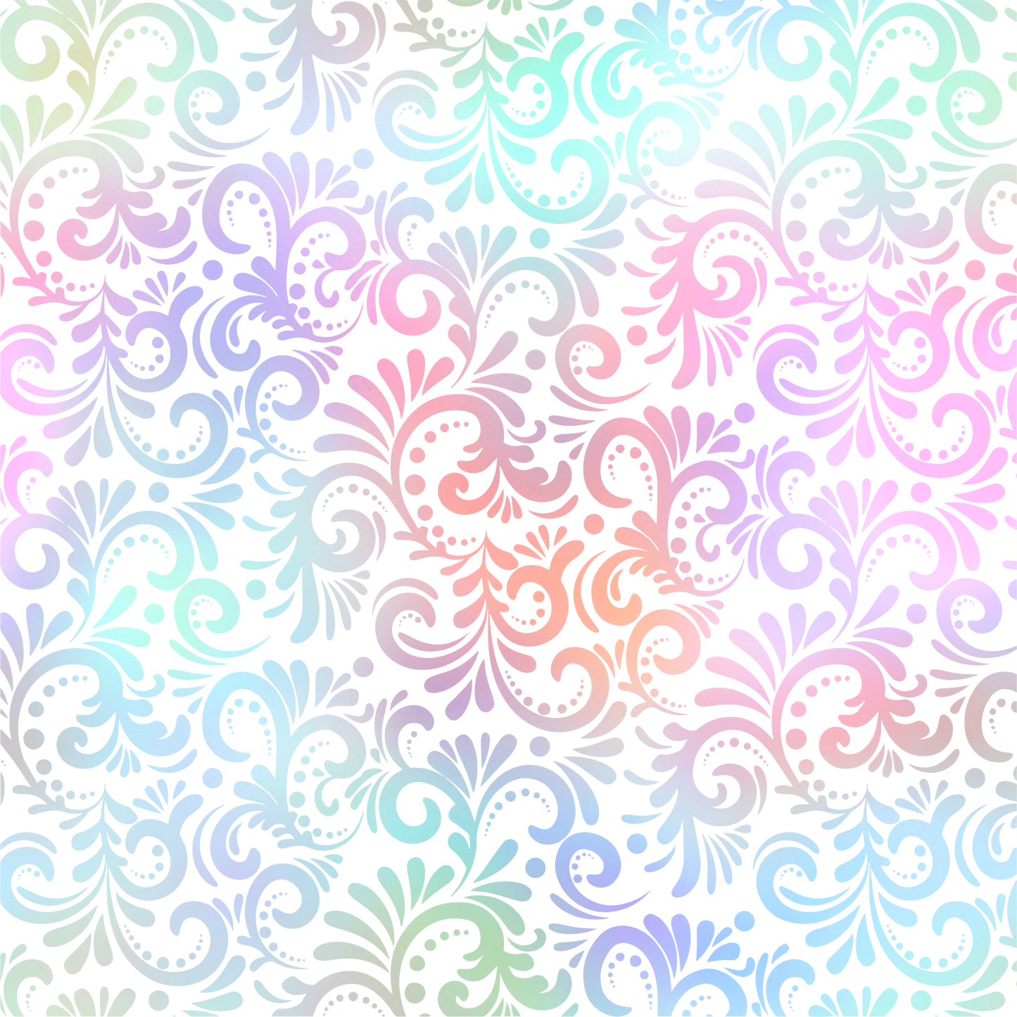 Rainbow (pastel) swirl pattern UVDTF 10X10