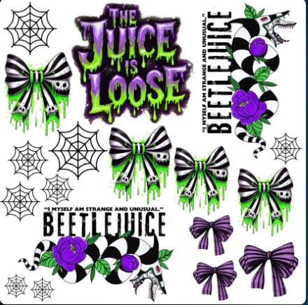 The Juice is Loose UVDTF sheet 10x10