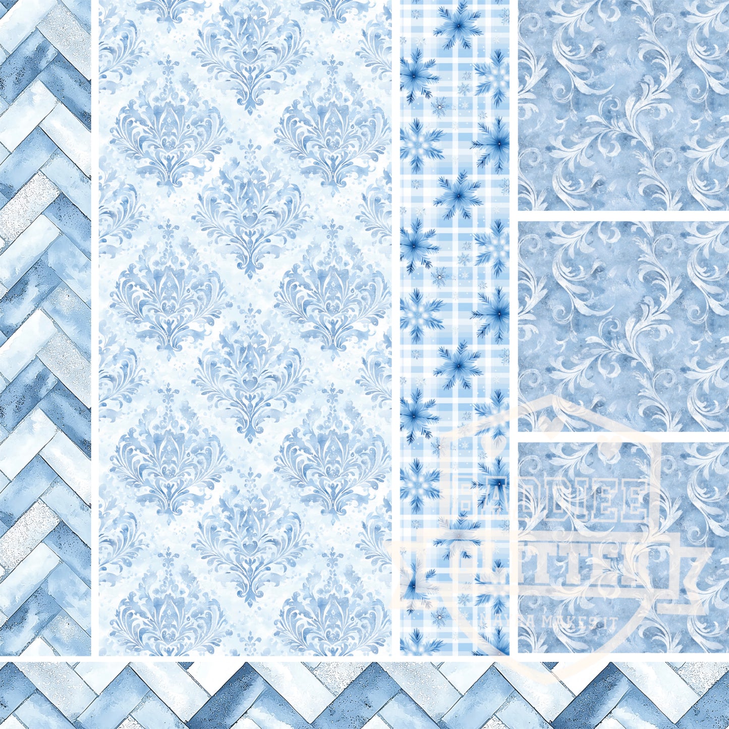 JUST VINYL & UVDTF Winter Wonderland Baddiee Bundle