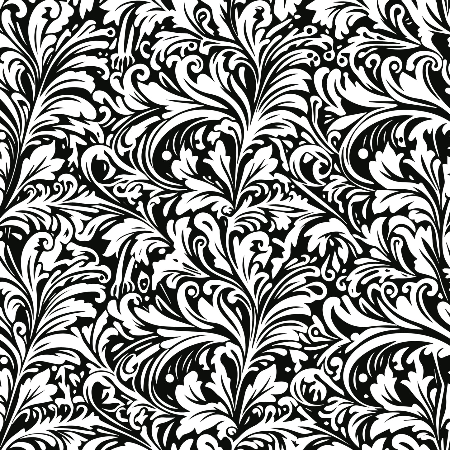 10x10 black tooled leather UVDTF decal sheet #709