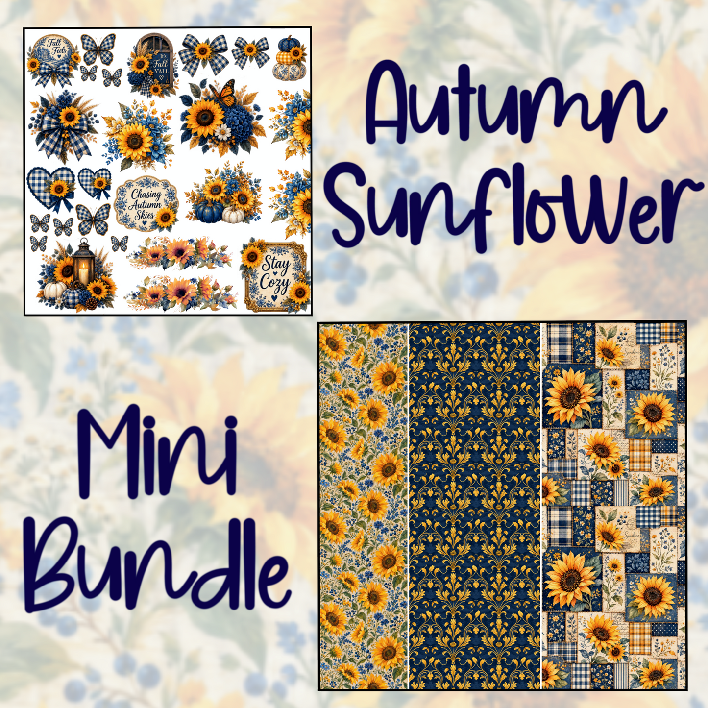 Autumn Sunflower Mini Bundle