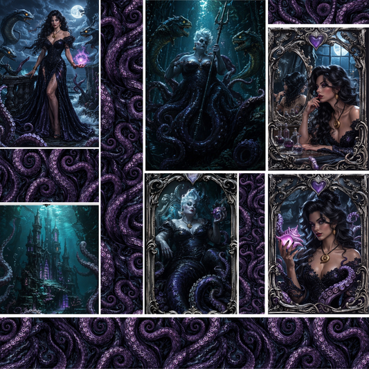 Multi Media Vinyl (Ursula themed)