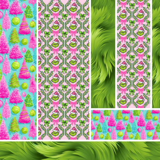 Grinchy fur multi media vinyl sheet