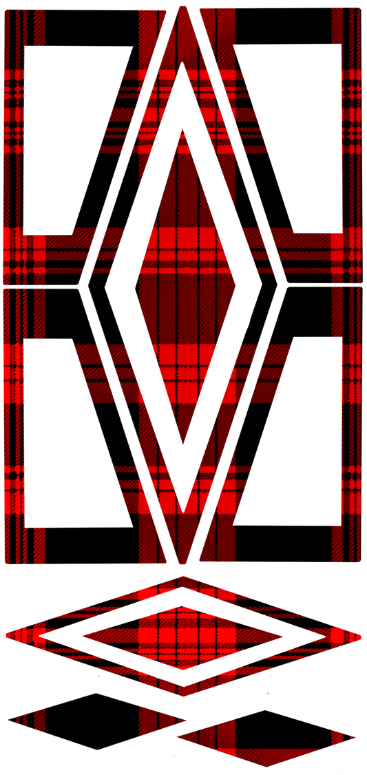 Black & Red Plaid Template style #1 #677