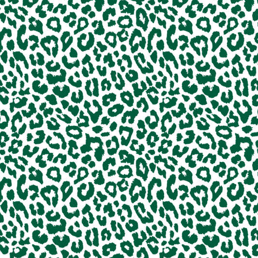Green HOLOGRAPHIC leopard spots UVDTF Decal sheet #670