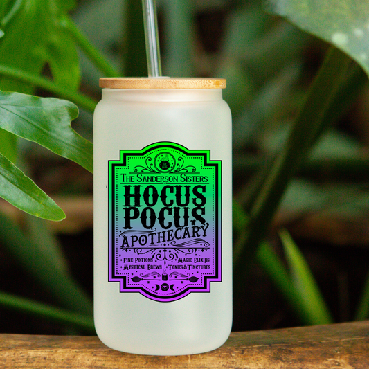 Green to purple ombre Hocus pocus decal #402