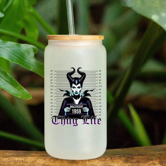 Maleficent Thug Life Mug Shot UVDTF Decal #371