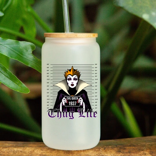 Evil Queen Thug Life Mug Shot UVDTF Decal #372