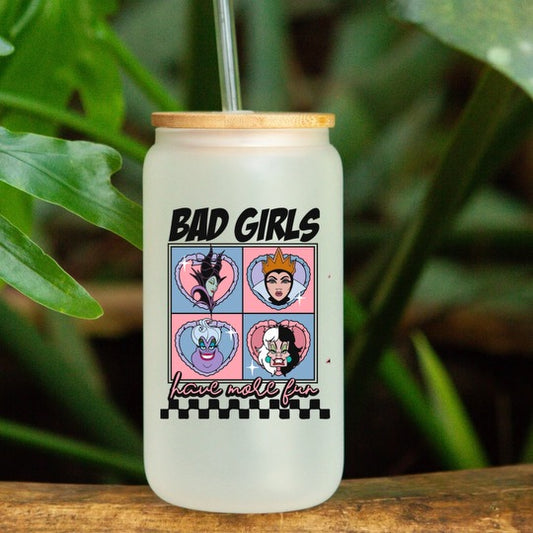 Bad Girls Have More Fun Villains UVDTF Decal #368