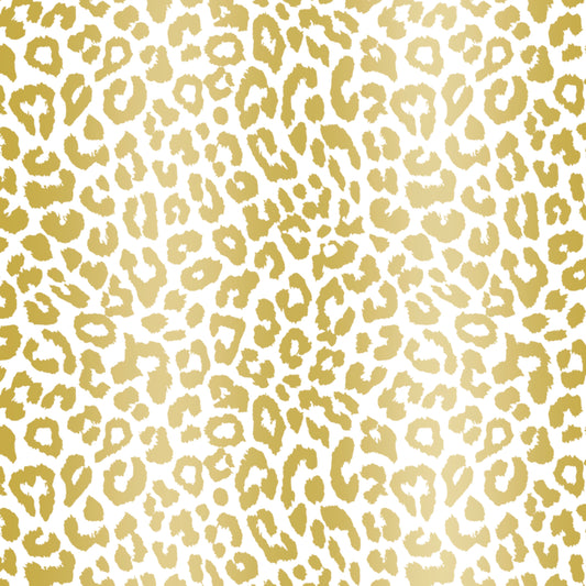 HOLOGRAPHIC Gold Leopard Spots UVDTF Element Sheet #638
