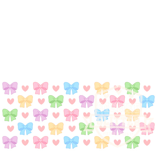 Pastel Bows UVDTF Wrap #532