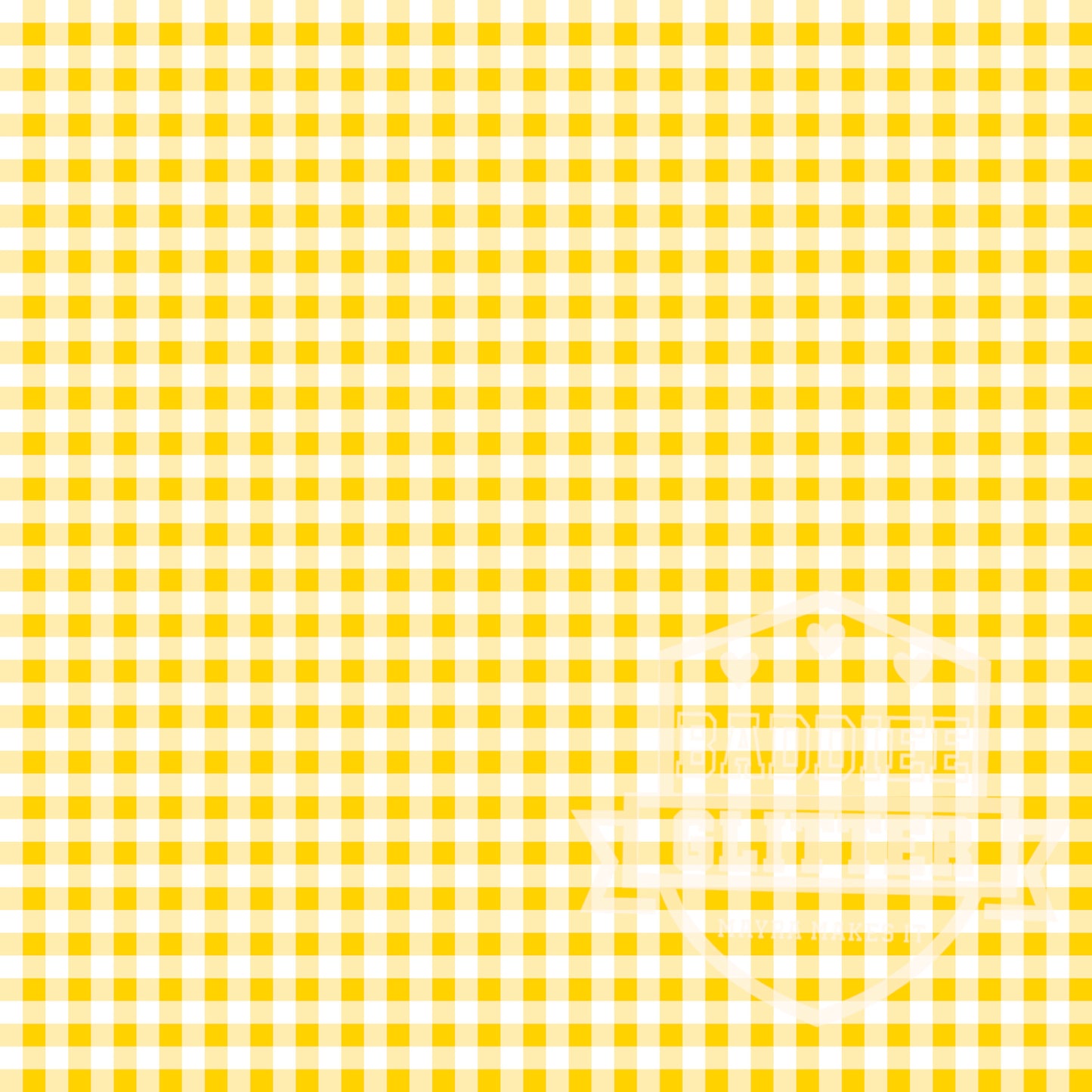 Yellow Plaid Vinyl