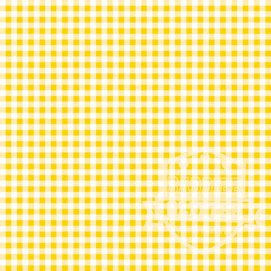 Yellow Plaid Vinyl