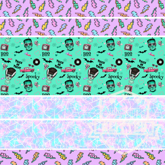 Frankenstein vertical stripes  vinyl