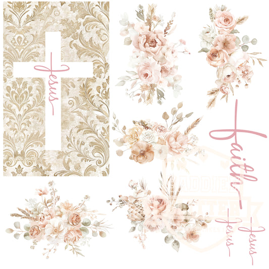 Jesus, Faith UVDTF Decal Sheet #700