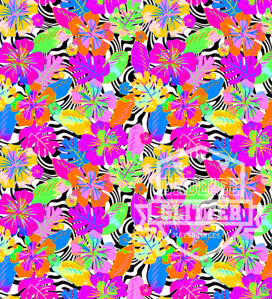Colorful floral pattern Vinyl # 197