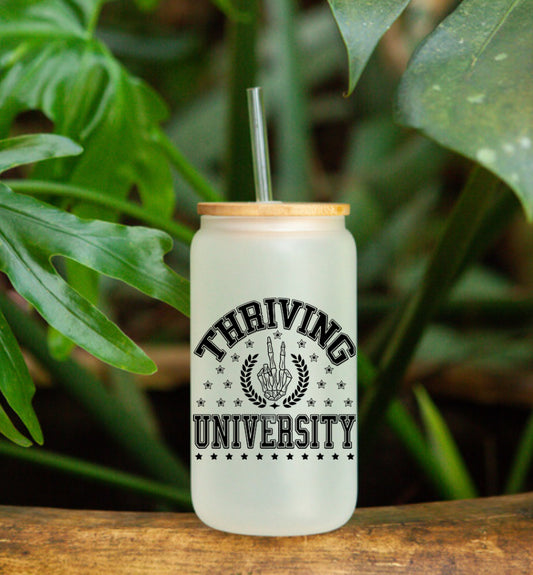 Thriving University UVDTF Cup Decal