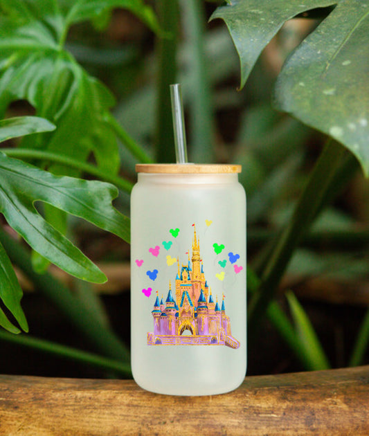 Balloon sparkly castle  UVDTF Cup Decal