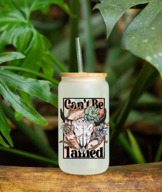 Can't be tamed  Cup Decal