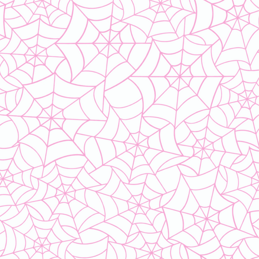 HOLOGRAPHIC Pink Spider Web 10x10 UVDTF