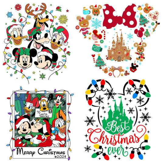 Merry & Bright  UVDTF Decal Sheet #410