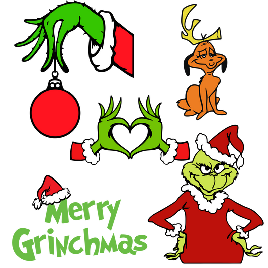 OG Grinch Decals UVDTF Decal Sheet #480